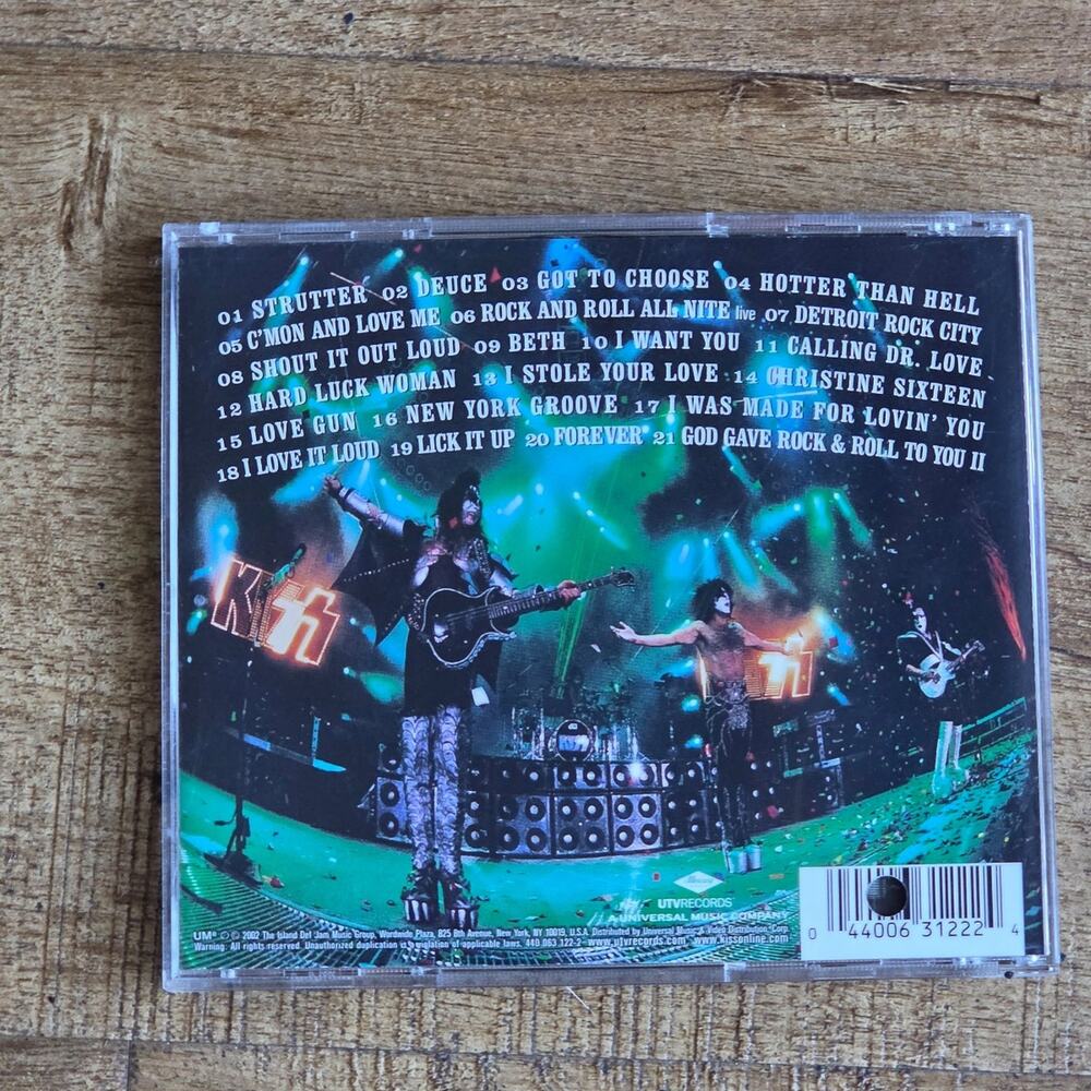 Vtg 2002 KISS THE VERY BEST OF KISS PROMO CD - Picture 3 of 5